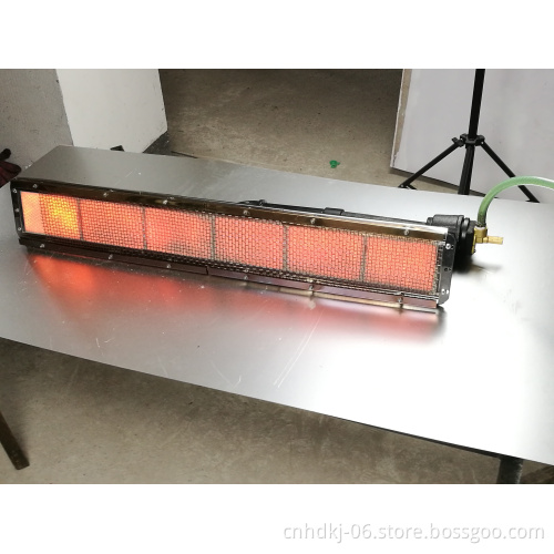 Industrial lpg gas infrared burner for oven spray booth
